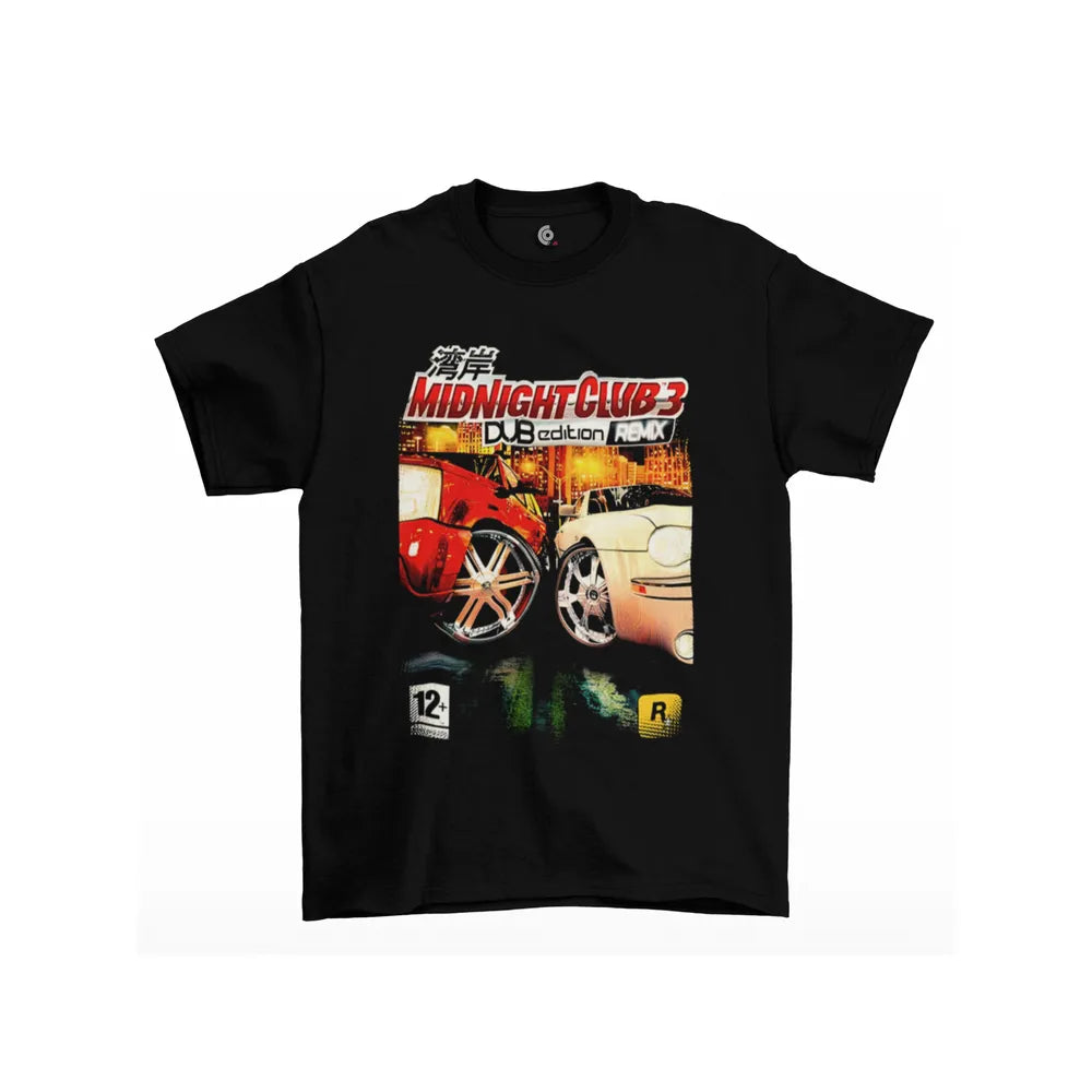 Camiseta Algodão Premium PlayStation Game Midnight Club 3 - DUB Editio