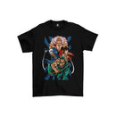 Camiseta Algodão Premium Anime One Piece - Luffy, Zoro e Doflamingo