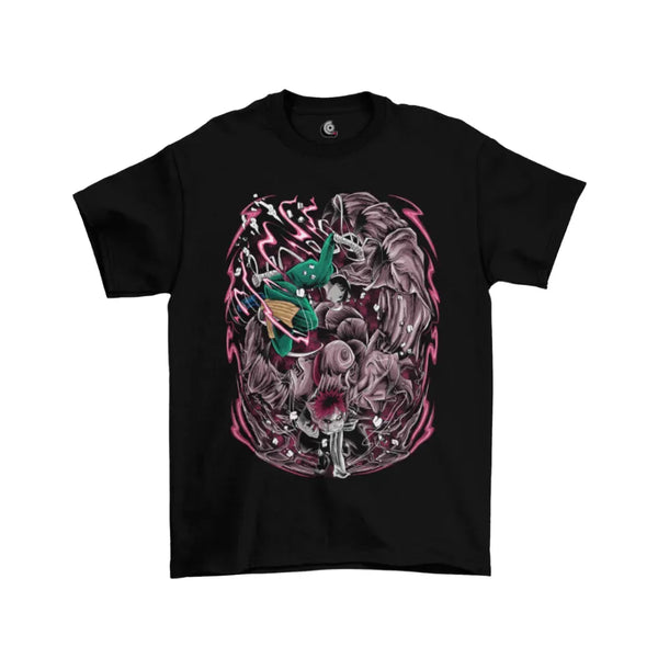 Camiseta Algodão Premium Anime Naruto Shippuden - Rock Lee x Gaara