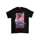 Camiseta Algodão Premium Anime Chainsaw Man - Denji Rosa