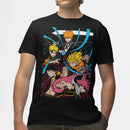 Camiseta Algodão Premium Anime Protagonistas - Goku, Luffy, Ichigo e Naruto