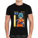 Camiseta Algodão Premium Anime Dragon Ball - Goku Blue