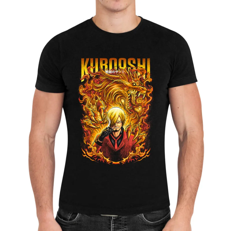 Camiseta Algodão Premium Anime One Piece - Sanji