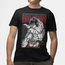 Camiseta Algodão Premium Anime Baki - Black Edition - Baki Hanma