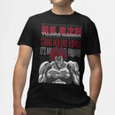 Camiseta Algodão Premium Anime Baki - Black Edition - Yujiro Hanma