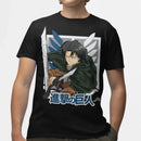 Camiseta Algodão Premium Anime Attack On Titan - Levi Squad