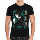 Camiseta Algodão Premium Anime Attack on Titan - Eren