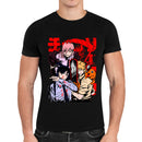 Camiseta Algodão Premium Anime Chainsaw Man - A Força da Morte