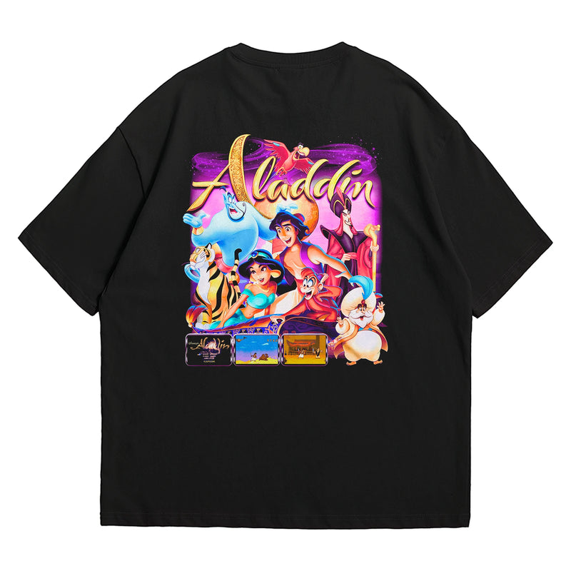 Camiseta Oversized Algodão Super Nintendo Game Aladdin