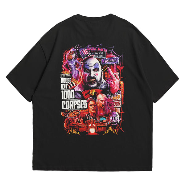 Camiseta Oversized Algodão Terror - A Casa dos 1000 Corpos