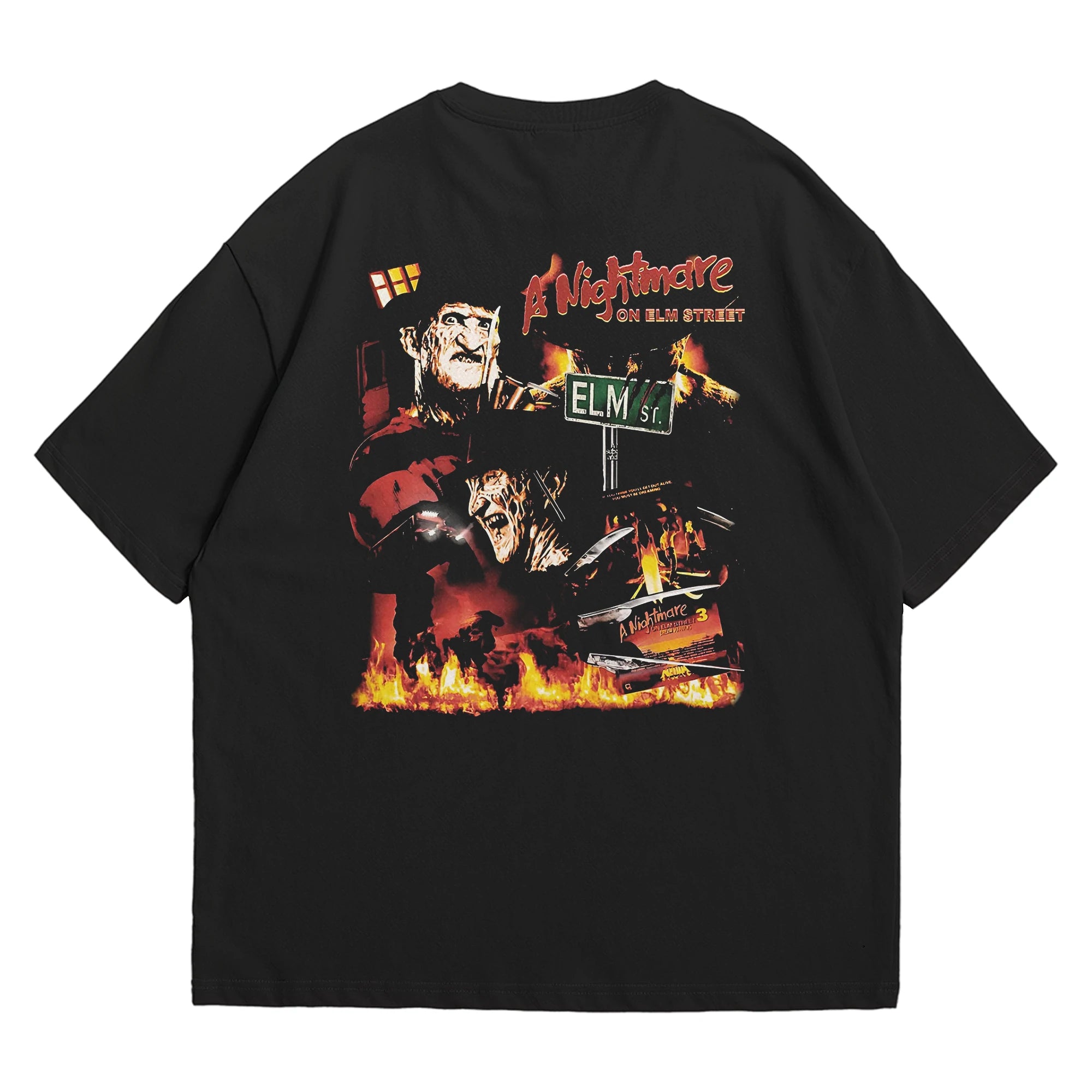 Camiseta Oversized Algodão Terror - A Hora do Pesadelo