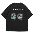 Camiseta Oversized Algodão Terror - A Noiva de Chucky