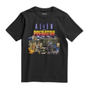 Camiseta Algodão Premium Pixel Game Alien vs. Predator