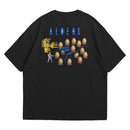 Camiseta Oversized Algodão Pixel Game Aliens