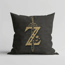 Almofada The Legend of Zelda | Emblema Dourado Master Sword