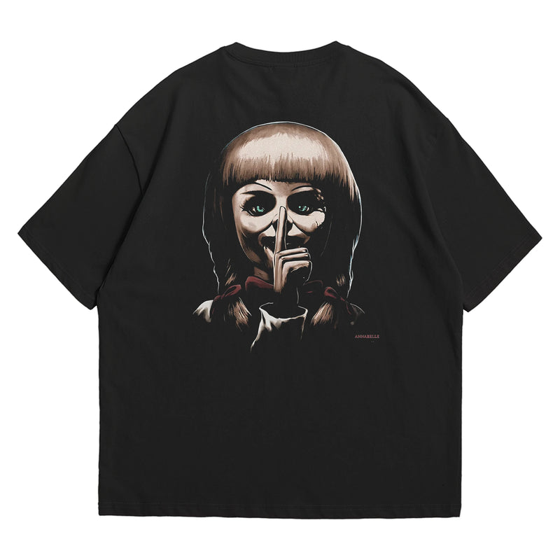 Camiseta Oversized Algodão Terror - Anma Belle