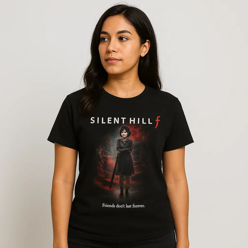 Camiseta Algodão Premium Game  Silent Hill F – Friends Don’t Last Forever