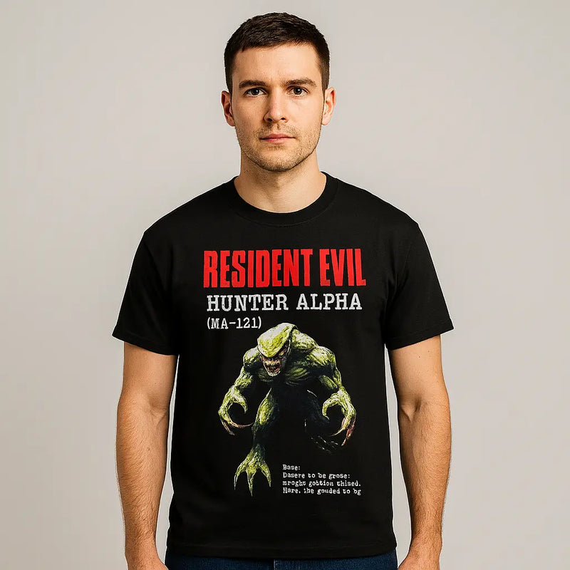 Camiseta Masculina Collectees Resident Evil Hunter Alpha (MA-121) | Algodão Premium