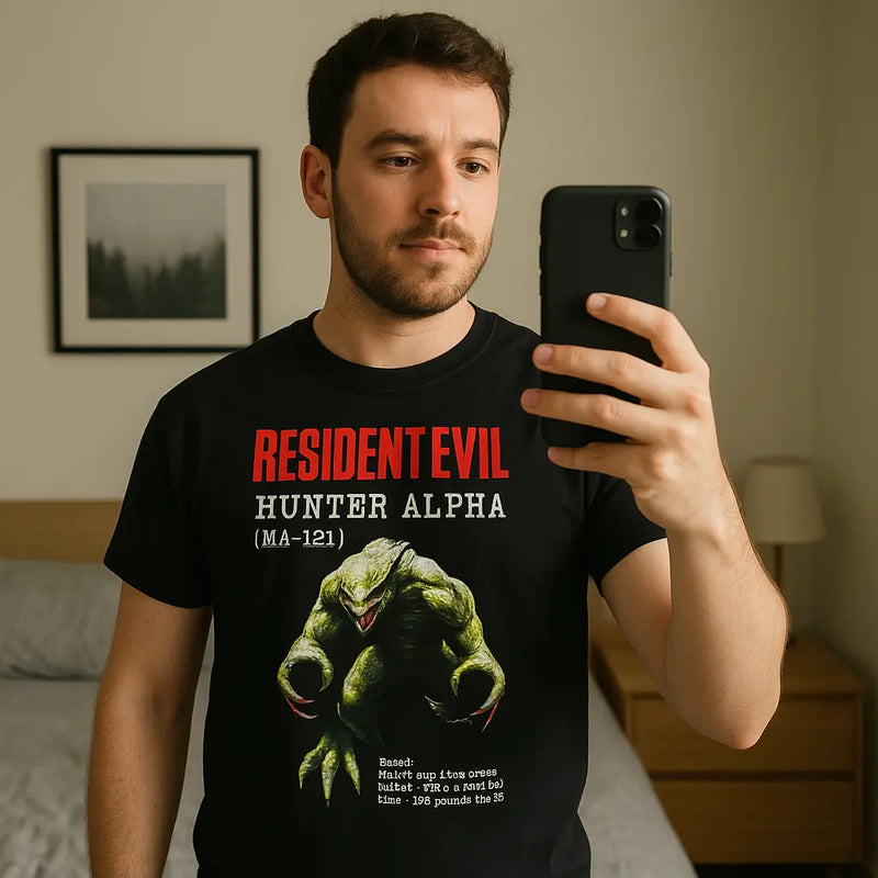 Camiseta Masculina Collectees Resident Evil Hunter Alpha (MA-121) | Algodão Premium