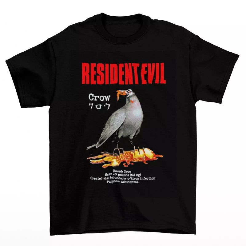 Camiseta Masculina Collectees Resident Evil – Crow | Algodão Premium