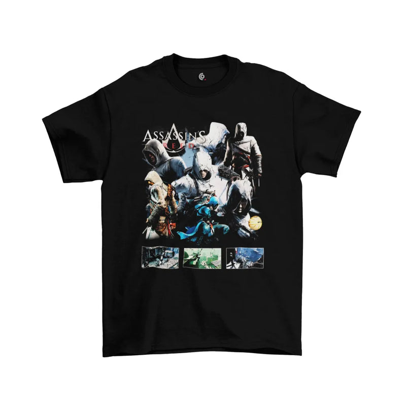 Camiseta Algodão Premium Playstation Game Assassin's Creed
