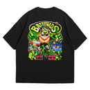 Camiseta Oversized Algodão Mega Drive Game Battletoads