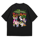 Camiseta Oversized Algodão Desenhos Retrô Billy & Mandy