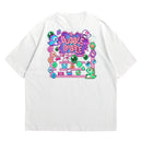 Camiseta Oversized Algodão Pixel Game Bubble Bobble