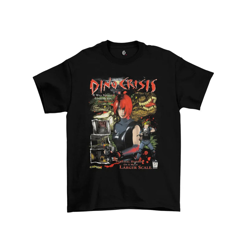 Camiseta Algodão Premium PlayStation Game Dino Crisis - Regina