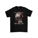 Camiseta Algodão Premium PlayStation Game Resident Evil - This Machine Will Save Your Life