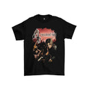 Camiseta Algodão Premium PlayStation Game Resident Evil 4 - Leon S. Kennedy vs Zombies