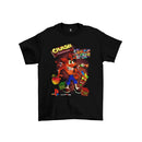Camiseta Algodão Premium PlayStation Game Crash Bandicoot - Crash e Aku Aku