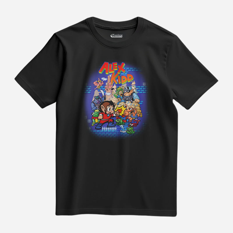 Camiseta Algodão Premium Super Nintendo Game Alex Kidd
