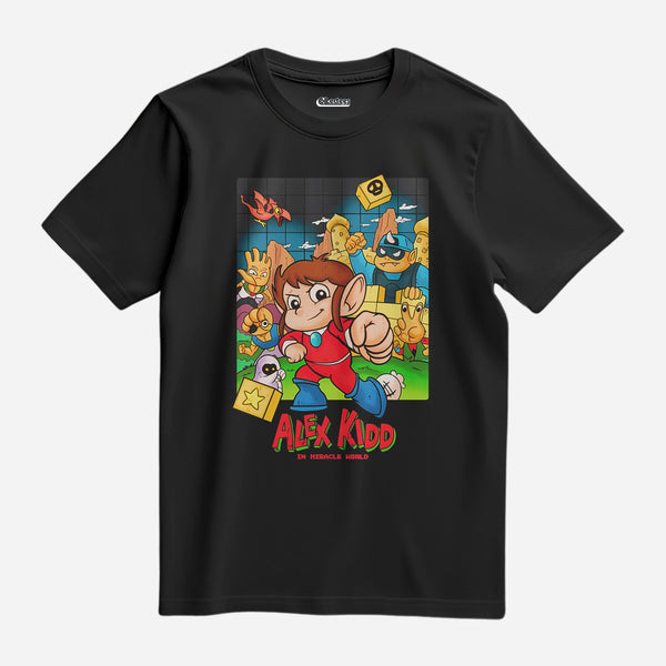 Camiseta Algodão Premium Mega Drive Game Alex Kidd