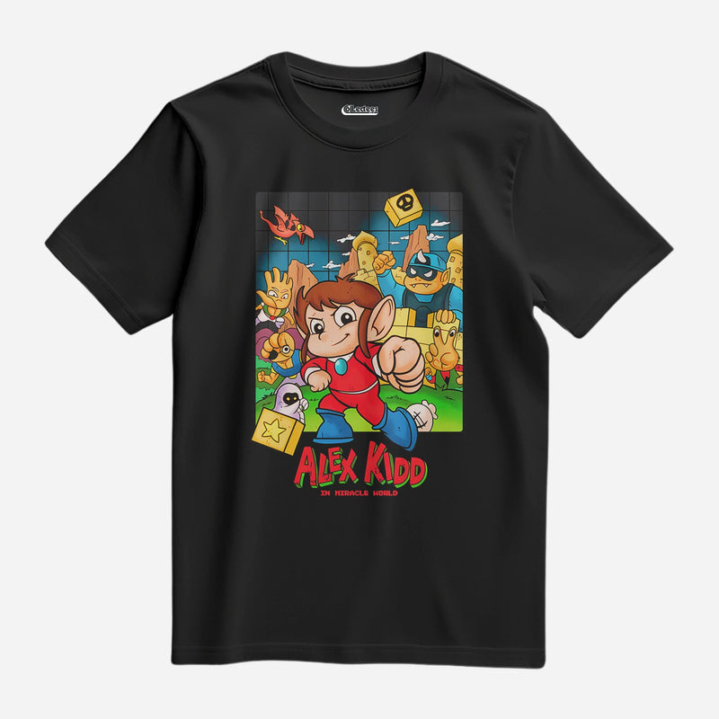 Camiseta Algodão Premium Mega Drive Game Alex Kidd