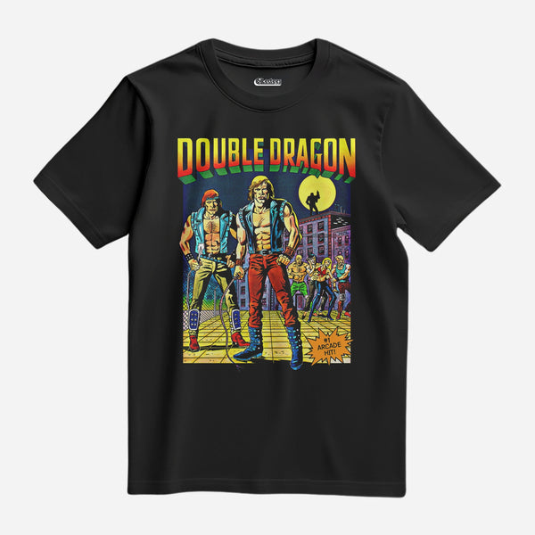 Camiseta Algodão Premium Mega Drive Game Double Dragon