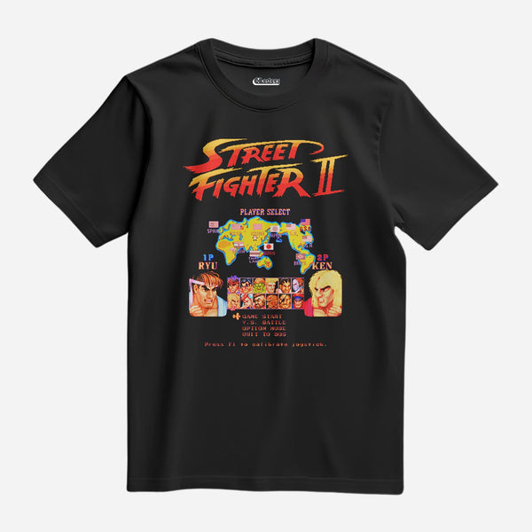 Camiseta Algodão Premium Super Nintendo Game Street Fighter II