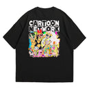 Camiseta Oversized Algodão Desenhos Retrô Cartoon Network