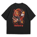 Camiseta Oversized Algodão Terror - Chucky Child's Play 3