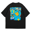 Camiseta Oversized Algodão Desenhos Retrô Coolie
