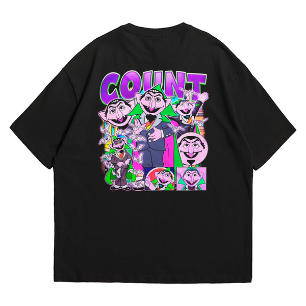 Camiseta Oversized Algodão Desenhos Retrô Count Duckula
