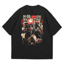Camiseta Oversized Algodão Terror - Dia dos Namorados Macabro