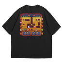 Camiseta Oversized Algodão Pixel Game Dig Dug