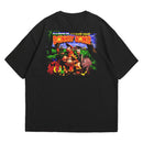 Camiseta Oversized Algodão Pixel Game Donkey Kong