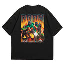 Camiseta Oversized Algodão Playstation Game Doom