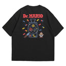 Camiseta Oversized Algodão Pixel Game Dr. Mario