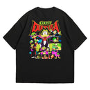 Camiseta Oversized Algodão Desenhos Retrô Count Duckula