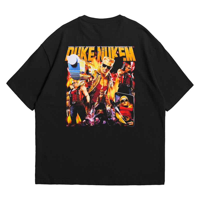 Camiseta Oversized Algodão Playstation Game Duke Nukem