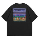 Camiseta Oversized Algodão Pixel Game Excitebike