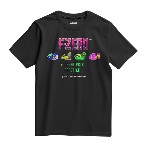 Camiseta Algodão Premium Pixel Game F-Zero